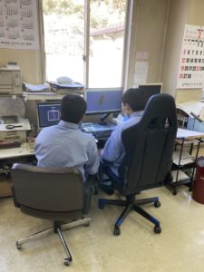 東京都立多摩工業高校生徒２名インターンシップ