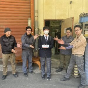 都立多摩工科高等学校のインタ－ンシップ受け入れ